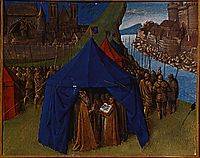 St. Jacques appears to Charlemagne, 1460, fouquet