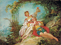 The Happy Lovers, 1765, fragonard