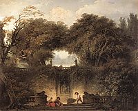 Le petit parc, The Little Park, 1764-1765, fragonard