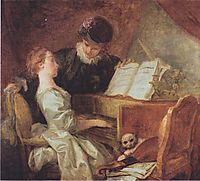 The Music Lesson , c.1769, fragonard