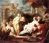Psyche showing her Sisters her Gifts from Cupid, 1753, fragonard