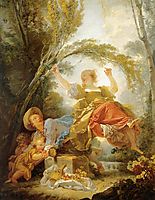 The See saw , 1750, fragonard
