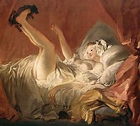 Young Woman Playing with a Dog, 1765-1772, fragonard