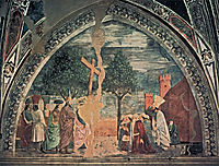 Exaltation of the Cross: Heraclius enters Jerusalem with the Cross, 1464, francesca