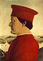 Federigo da Montefeltro, 1465, francesca