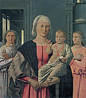 Madonna of Senigallia with Child and Two Angels, c.1470, francesca