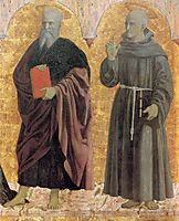 St. Andrew and St. Bernardino, francesca