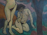 Nudes in landscape, 1910, fresnaye