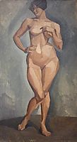 Standing nude from the front , fresnaye