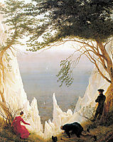 Chalk Cliffs on Rügen, c.1817, friedrich