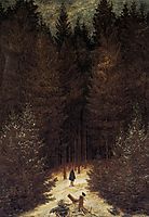 The Chasseur in the Forest, 1814, friedrich