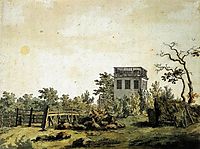 Landscape with Pavilion, 1797, friedrich