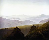 Morning in the Mountains, 1822-1823, friedrich