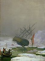 Ship in the Arctic Ocean, friedrich