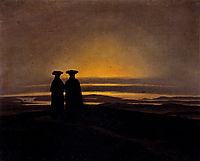 Sunset, Brothers, 1830-1835, friedrich