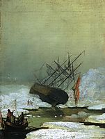 Wreck in the Sea of Ice, 1798, friedrich