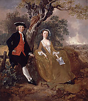 An Unknown Couple in a Landscape, c.1755, gainsborough