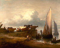 A Coastal Landscape, 1782, gainsborough