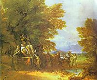 The Harvest Wagon, 1767, gainsborough