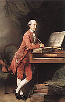 Johann Christian Fischer, c.1780, gainsborough