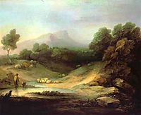 Mountain Landscape with Shepherd, 1783, gainsborough