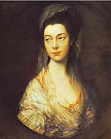 Mrs. Christopher Horton, later Anne, Duchess of Cumberland, 1766, gainsborough