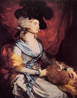 Mrs. Sarah Siddons, the actress, 1785, gainsborough
