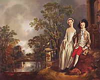 Portrait of Heneage Lloyd and his Sister, Lucy, c.1750, gainsborough