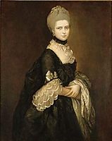 Portrait of Maria Walpole, Countess of Waldegrave, later Duchess of Gloucester, gainsborough