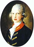 Portrait of Prince Edward, Later Duke of Kent, 1782, gainsborough