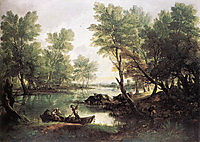River landscape, 1770, gainsborough