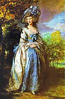 Sophia Charlotte, Lady Sheffield, 1786, gainsborough