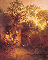 The Woodcutter-s House , 1773, gainsborough