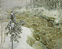 Imatra in Winter, 1893, gallenkallela