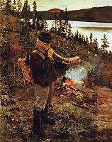 Shepherd Boy from Paanajärvi , 1892, gallenkallela