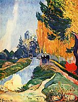 Alyscamps, Elysées, 1888, gauguin