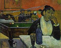 At the Cafe at Arles, 1888, gauguin