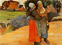 Breton Peasant, 1894, gauguin