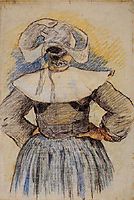 Breton Woman, 1886, gauguin