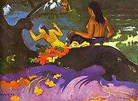 By the Sea, 1892, gauguin