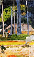 Cabin under the trees, 1892, gauguin