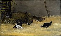 Chicken Coop, c.1875, gauguin