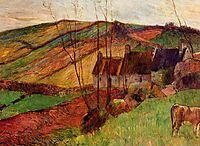 Cottages on Mount Sainte Marguerite, 1888, gauguin