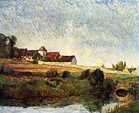 The farm in Grue , 1883, gauguin
