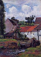 Farm in Osny, 1883, gauguin