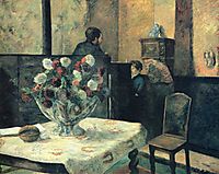 Flat of the painter in Paris, Rue Carcel, 1881, gauguin