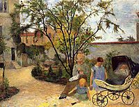 Garden In Rue Carcel, c.1883, gauguin