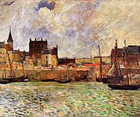 Harbour Scene, Dieppe, c.1883, gauguin