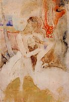 Here we make love, c.1893, gauguin