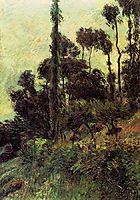 Hillside, 1884, gauguin